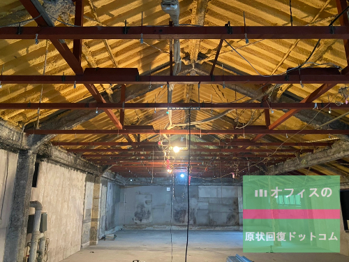 体操ジム施設の施工写真その1